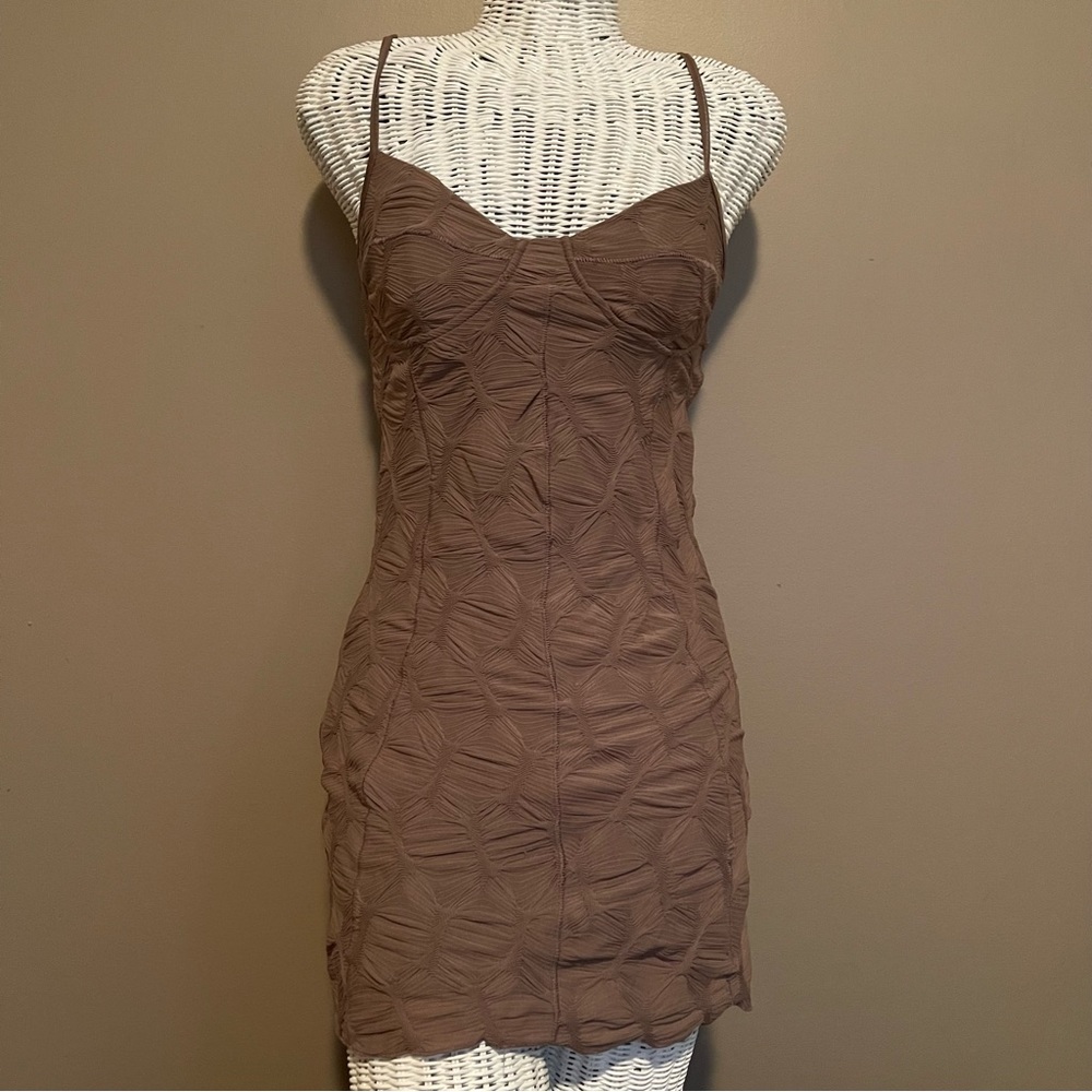 Textured Bodycon Dress